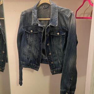 Almost Famous Blue Washed Denim Jacket